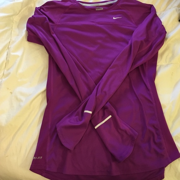 Purple Nike Running Top