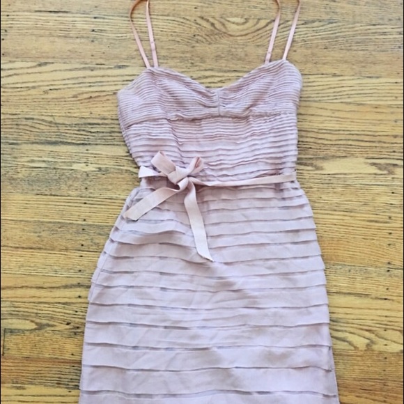 BCBG MaxAzaria Silk Blush Dress - Picture 1 of 4
