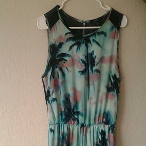 Palm trees maxi dress by forever 21