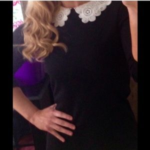 Kate Spade Sample Sale Peter Pan Black Dress