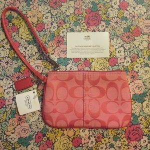 Coach Signature Collection Wristlet