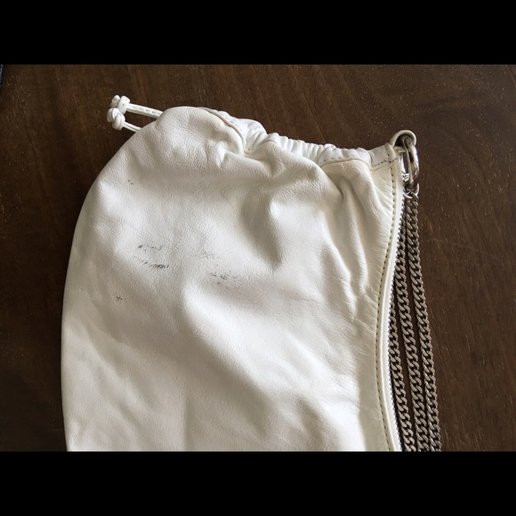Banana Republic White Leather Chain Bag - Picture 4 of 4