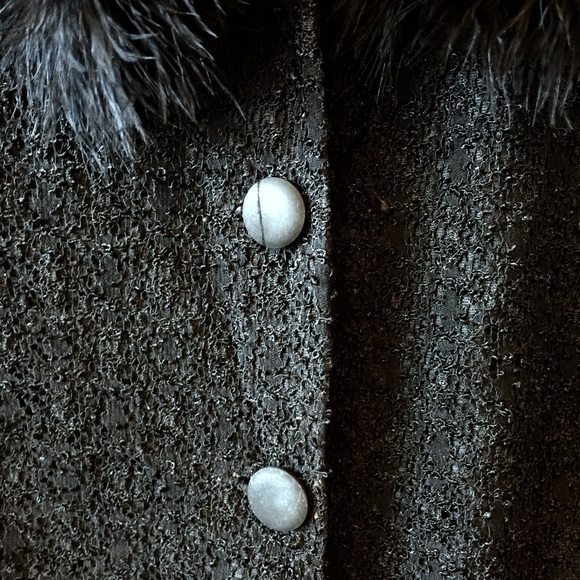 Amazing vintage fur collar vest - Picture 7 of 8