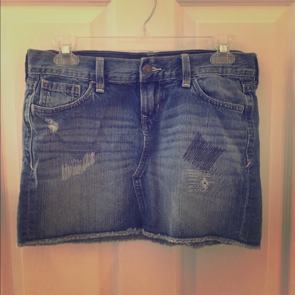 Jean mini skirt - Picture 1 of 2