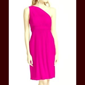 One Shoulder Bridesmaid Dress.