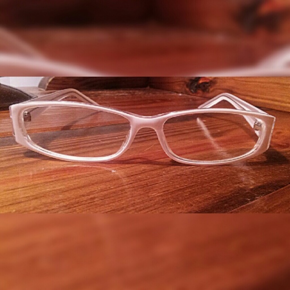 Vintage 1990s  Clear White Sunglasses