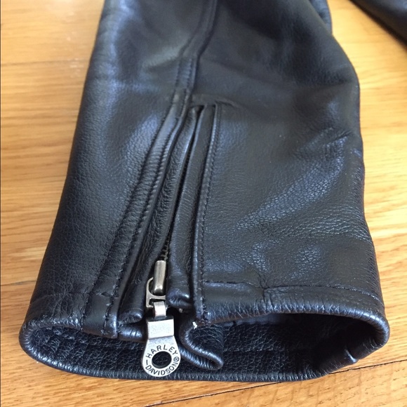 Harley Davidson victory lane leather jacket - Picture 3 of 4