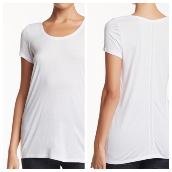 Vince stretch Shirt w back sheer detail - XL