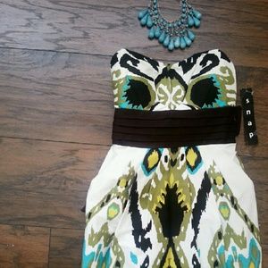 NWT Stunning Strapless Dress