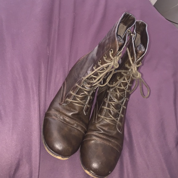 Madden Girl combat boots