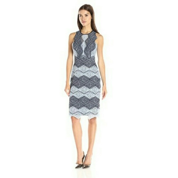 Erin Fetherstein Diamond Lace Meredith Dress