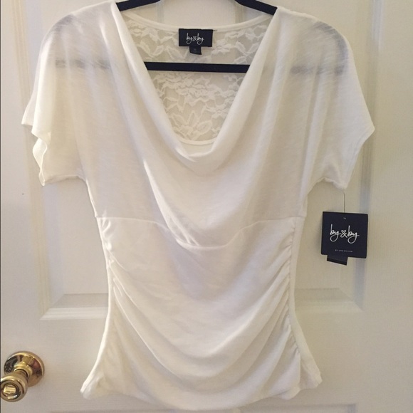 Cotton, lace blouse
