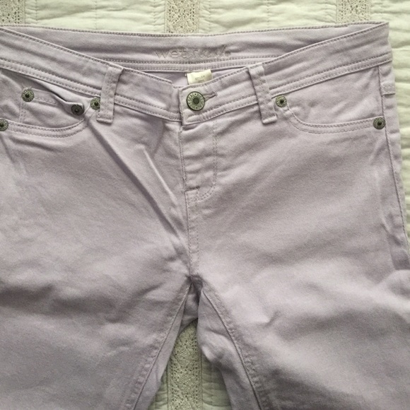 Liliac purple skinny jeans