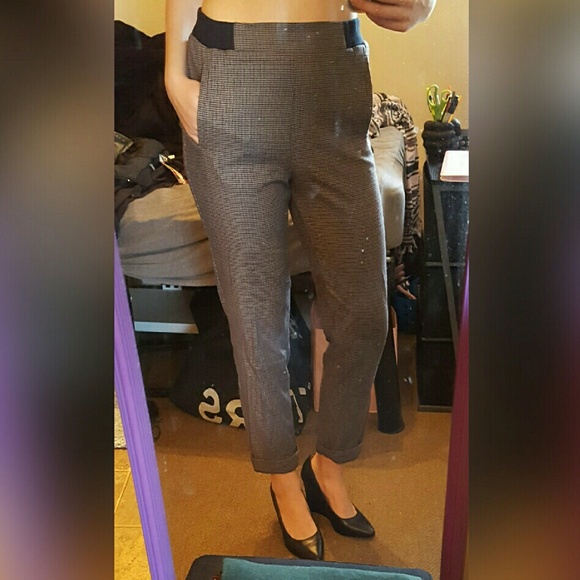 Houndstooth trousers