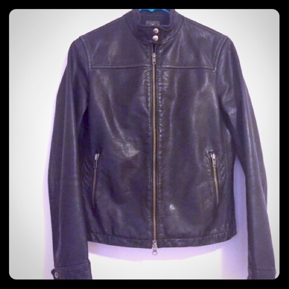 Lucky Brand Women's Black Leather Jacket