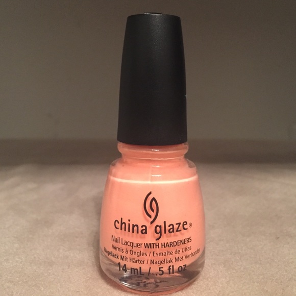 China Glaze nail polish in "Sun of a Peach"