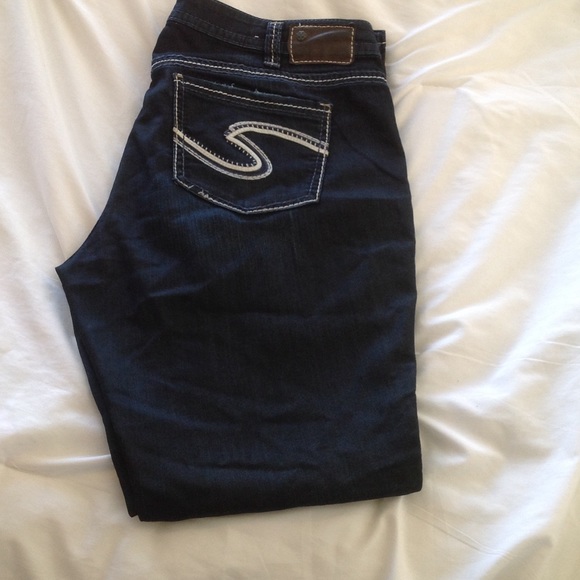Silver western jeans