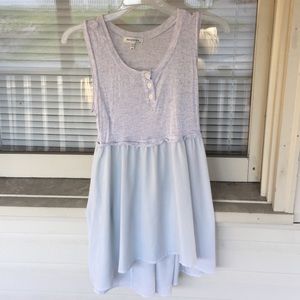High low tank blouse