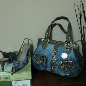 J. Renee Kariya matching shoes and purse