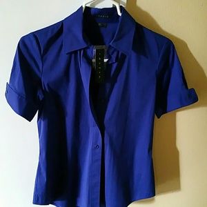 Theory short sleeve button down shirt