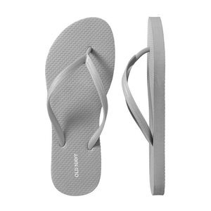 NEVER WORN: Silver Old Navy Women's Flip Flops