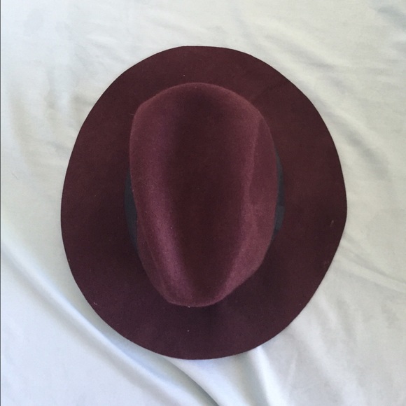 Burgundy Fedora