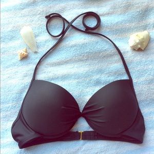 Black Push up Swim Suit Top
