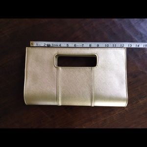Charming Charlie's Gold Clutch