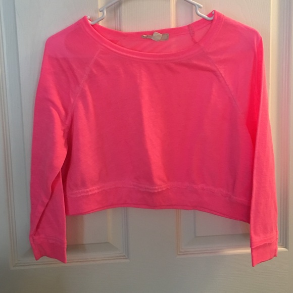 Neon Pink Crop Top