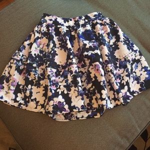Express High Waisted Printed Skirt