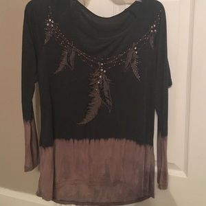 Cotton feather top