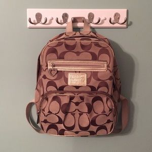 Tan Coach Backpack