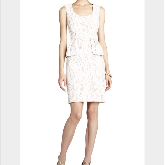 BCBG Maxazria 'Etna' Lace Peplum Cocktail Dress