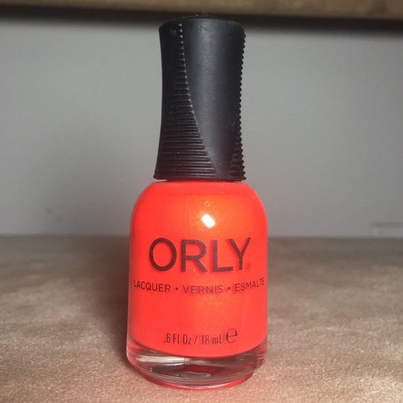 Orly nail polish in "Ablaze"