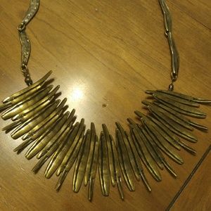 Heavy gold color necklace