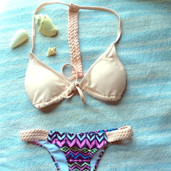 Light Pink Front tying Bikini