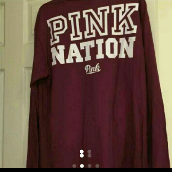 SOLD SOLD SOLD!!!!!!!! Vs pink long skeeve shirt