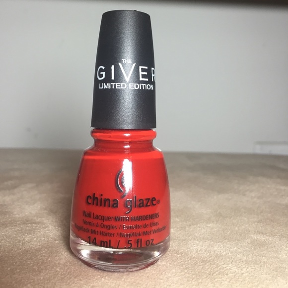 China glaze nail polish in "seeing red"