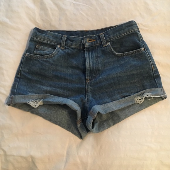 Topshop Moto rosa shorts