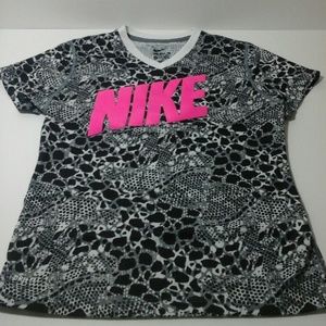 Black and Pink Athletic Shirt