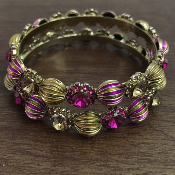 Set of 2 Gold-Plated 22Karat Bangles