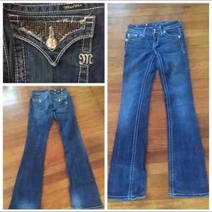Cute Bedazzled Miss Me Denim Jeans