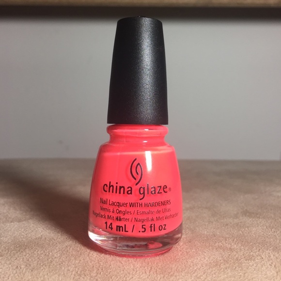 China glaze nail polish in "Shell-O"