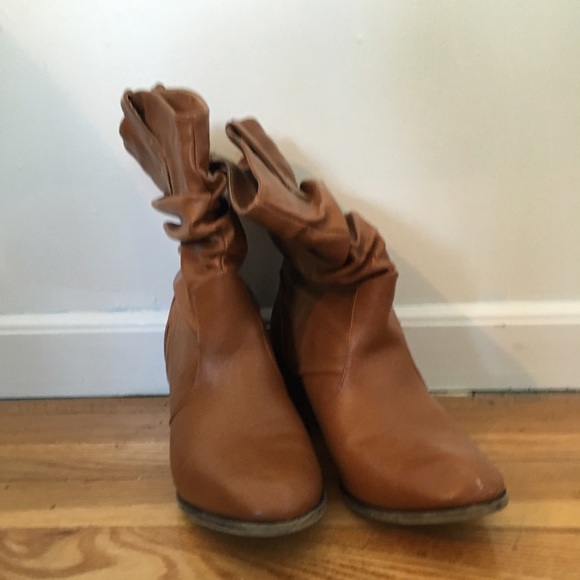 Brown Heeled Boots - Picture 2 of 2