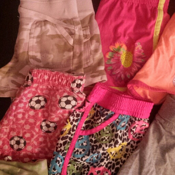 8 pairs of little girl summer/playing shorts.