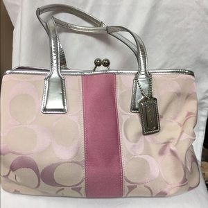 Pink Coach Purse