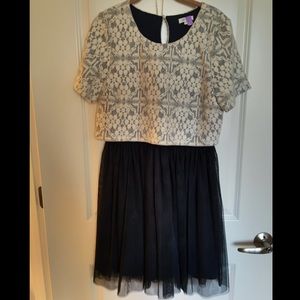 Anthropologie Claira Tulle-Lace Dress