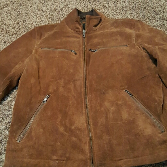 Men's genuine leather jacket
