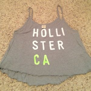 Hollister tank top - grey and green
