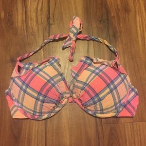Victoria's Secret plaid bikini top